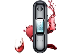 Testador De Álcool Eletrônico, Testador De Álcool Digital Com Display Lcd, Testador De Álcool Com Sensor Semicondutor E Alarme Zeuxo