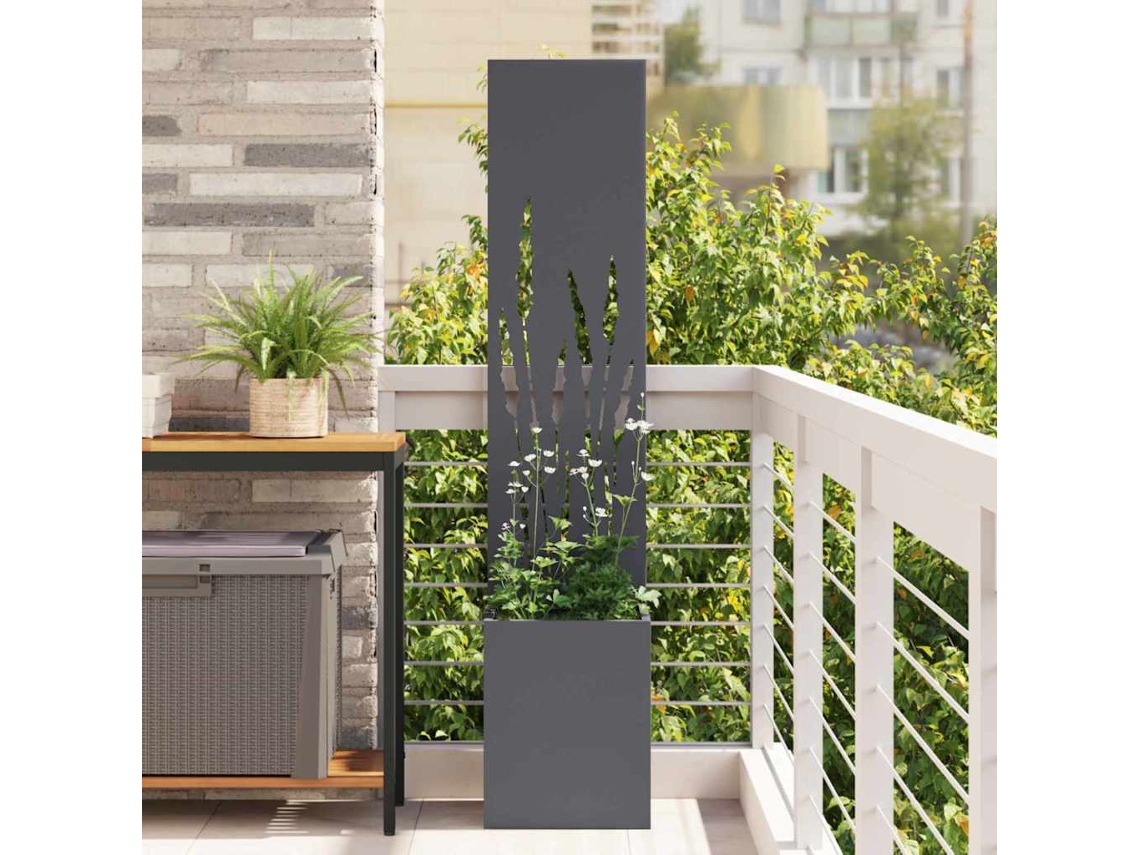 Vidaxl Tela De Privacidade Para Jardim Antracite 32 X 32 X 150 Cm