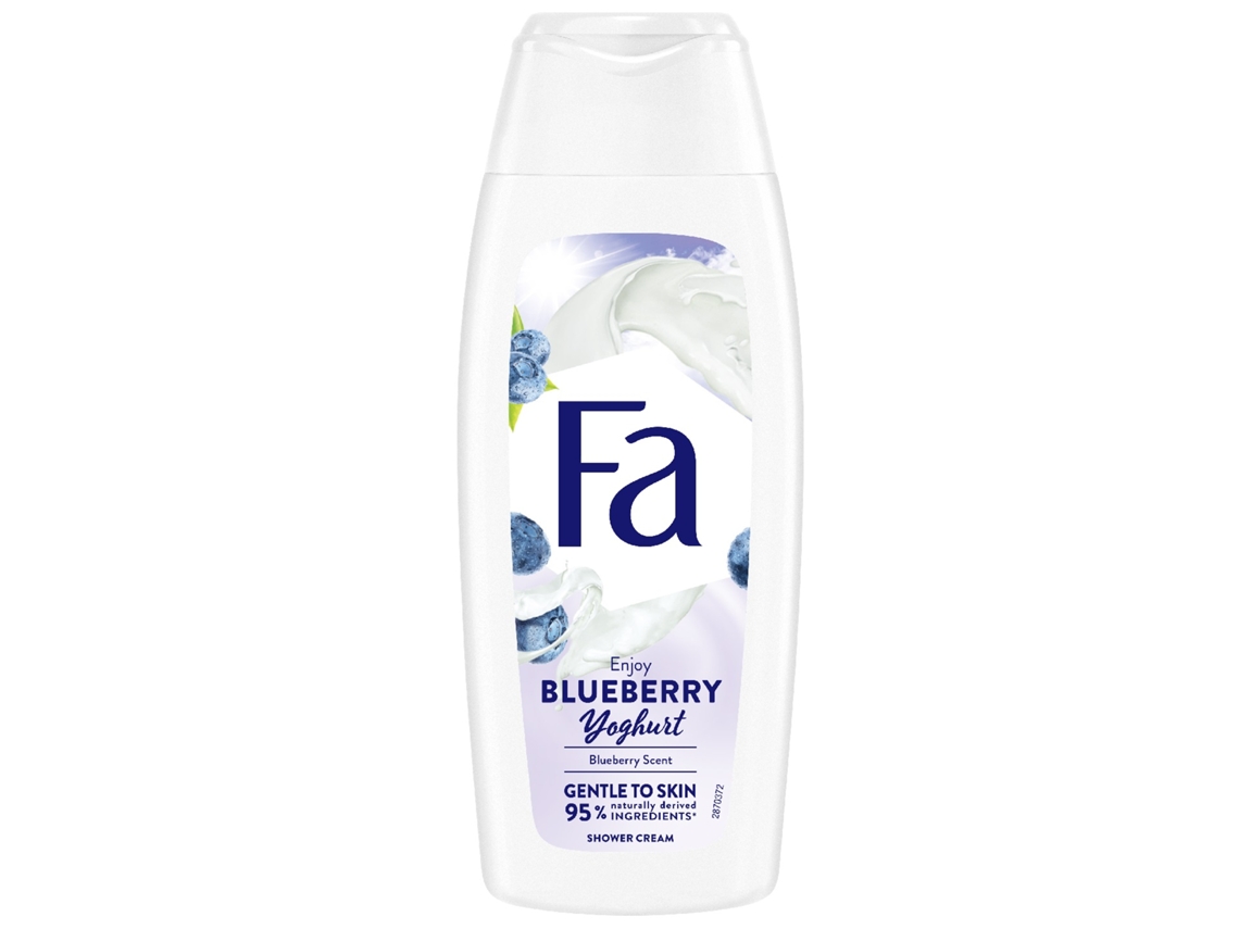 Gel De Banho Cremoso De Mirtilo Fa Yoghurt 400ml Aroma Frutado De Bagas, Hidrata E Nutre A Pele