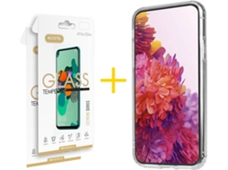 Capa + 2 Películas para Samsung Galaxy S21 Plus 5G ACCETEL Transparente Claro