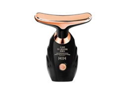 Massageador Facial Portátil Antirrugas Lifting e Rejuvenescimento da Pele Preto GOKOCO
