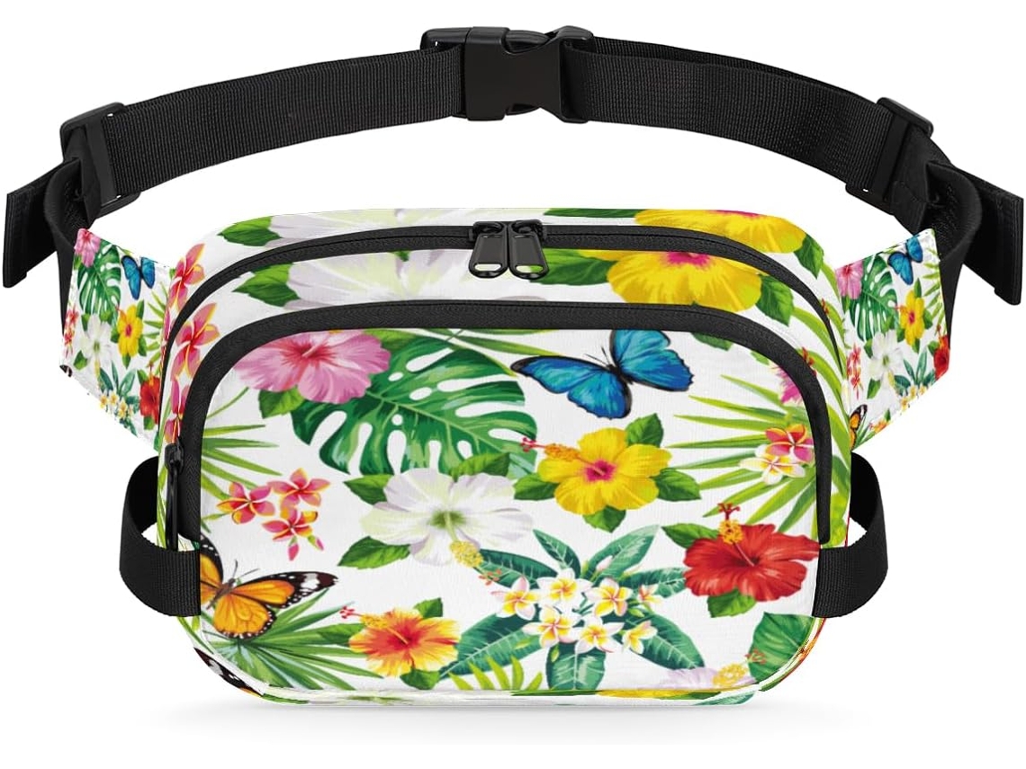 Pochete para Mulheres 22 8 x 6 3 x 15 5 cm Design DIY à Prova d'Água de Alta Qualidade Ajustável com Estampa S/MARCA