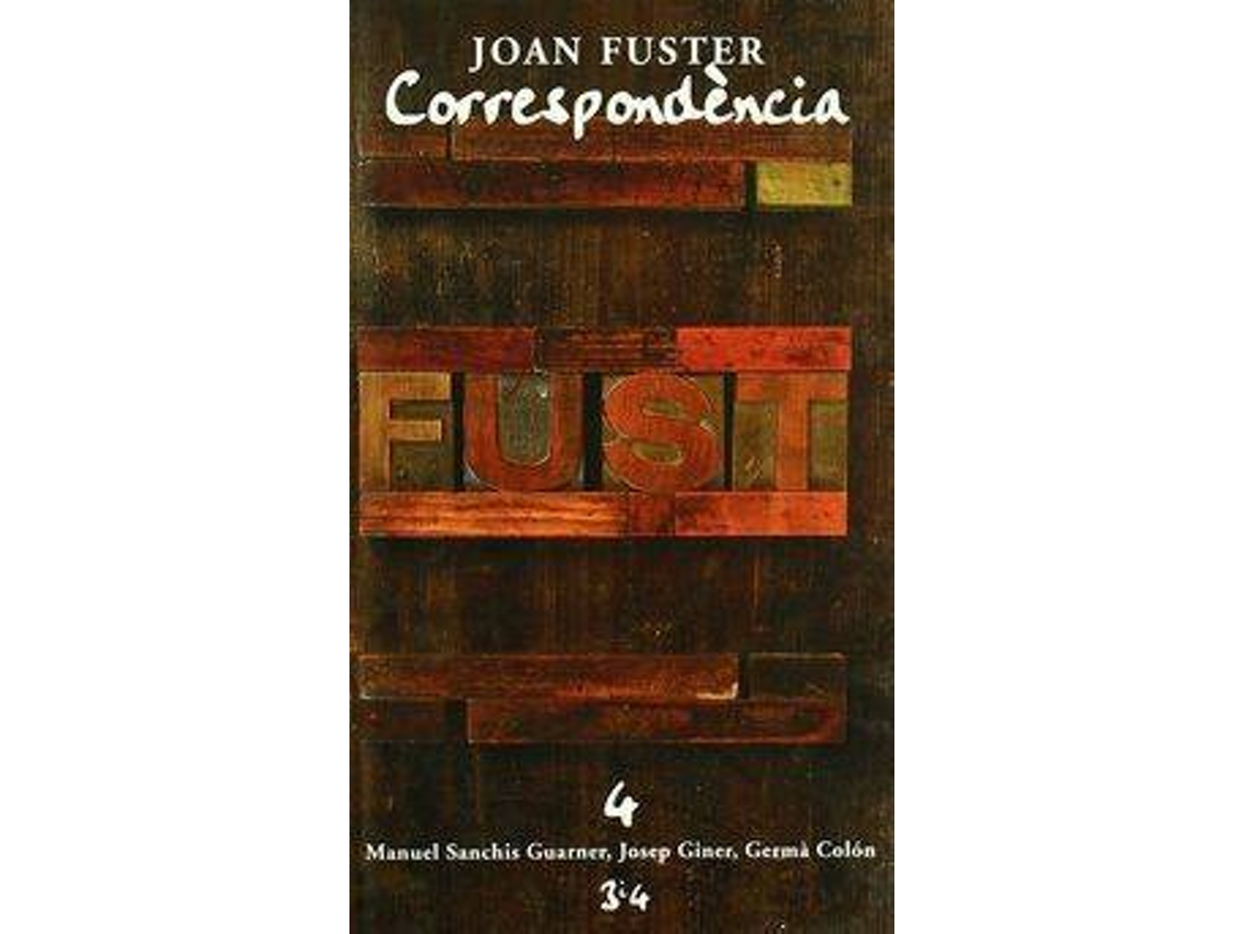 Livro Correspondencia de Joan Fuster