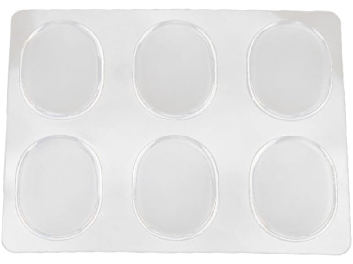 Conjunto De 18 Protetores Calcanhar Redondos E Transparentes Para Homens Mulheres, Almofadas De Calcanhar Para Ocasiões