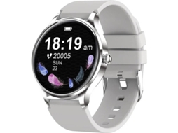 Pulseira Inteligente 1.1in Ip68 Água Resistente Relógio Esportivo Inteligente Atividade Tracker Fitness Pulseira Inteligente Yizhood (prata)