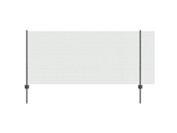 Conjunto 1 Painel De Cerca Vidaxl Cinzento Aço (10 X 1 M)