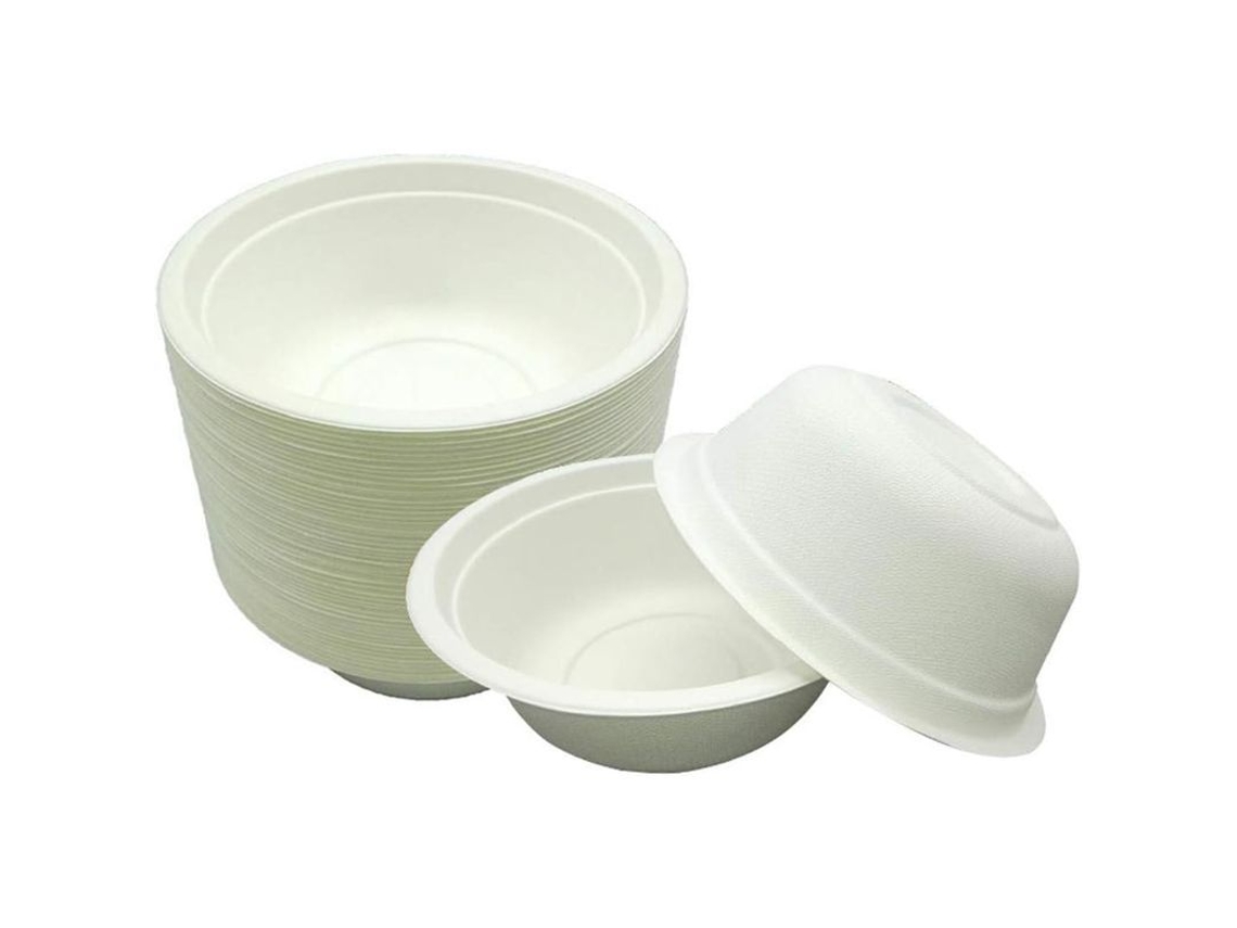 Boles Compostables De Papel Ecológicos Biodegradables Desechables Para Comida