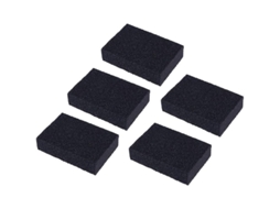 5 Esponjas De Limpeza De Corindão Nano Para Cozinha, Banheiro, Panelas, Frigideiras, Pia E Utensílios, Preto