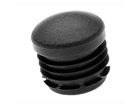 Cantonera redonda 25mm interior negra 16-25