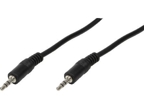 Cabo de Áudio LOGILINK (Jack 3.5mm - 10 m - Preto)