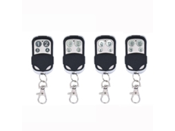 Conjunto de 4 Controles Remotos Universais para Portas de Garagem Elétricas, Modelos 433abcd, Chave de Substituição. TAISHENGDA