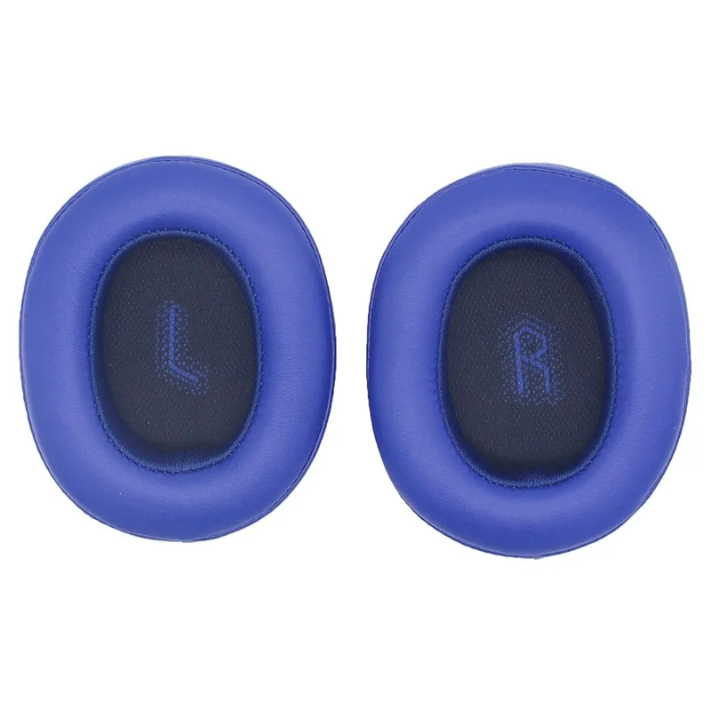 Almofadas Couro Protéico Halinuia Compatíveis Com Jbl E55bt,1par(azul)
