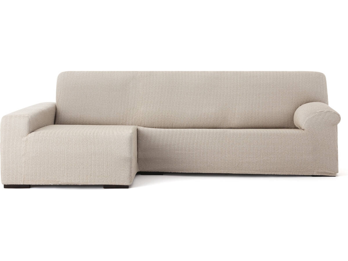 Capa de Chaise Longue Esquerda EYSA Premium Jaz Tecido Multielástico (360 x 180 x 120 cm - Poliéster e Algodão - Lino)