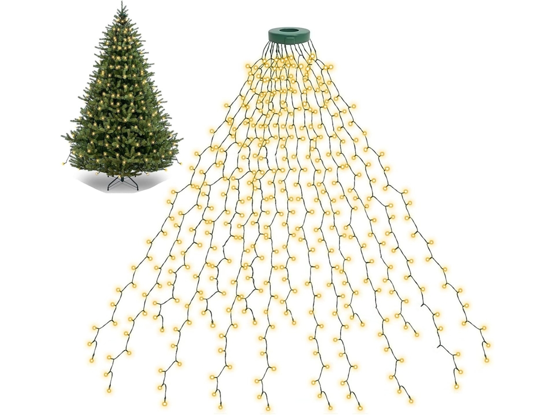 Árvore De Natal Artificial Decorativa, 200 Led, 1.5 M Elysve