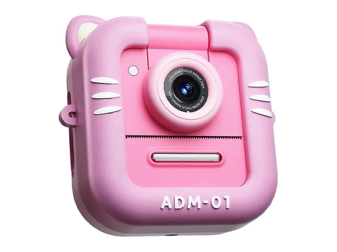Mini Câmera Infantil 1080p, Câmera Digital Com Impressão Instantânea E Impressão Térmica, Mp3 E Cartão De Memória De 32gb.
