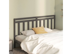 Cabeceira De Cama 206x4x100 Cm Pinho Maciço Cinzento Lovely Home