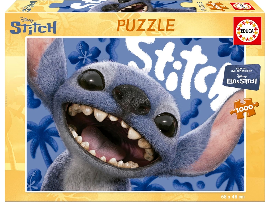 Puzzle Stitch Ref 20277 Nuevo Puzzle De 1000 Piezas Para Adultos | Lilo Stitch. Medidas 68 X 48 Cm. A Partir De 14 Años (20277)