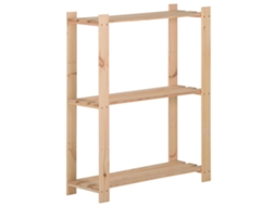 Storage Rack, Storage Racks Vidaxl Marrom Madeira De Pinho (60 X 28.5 X 90 Cm)