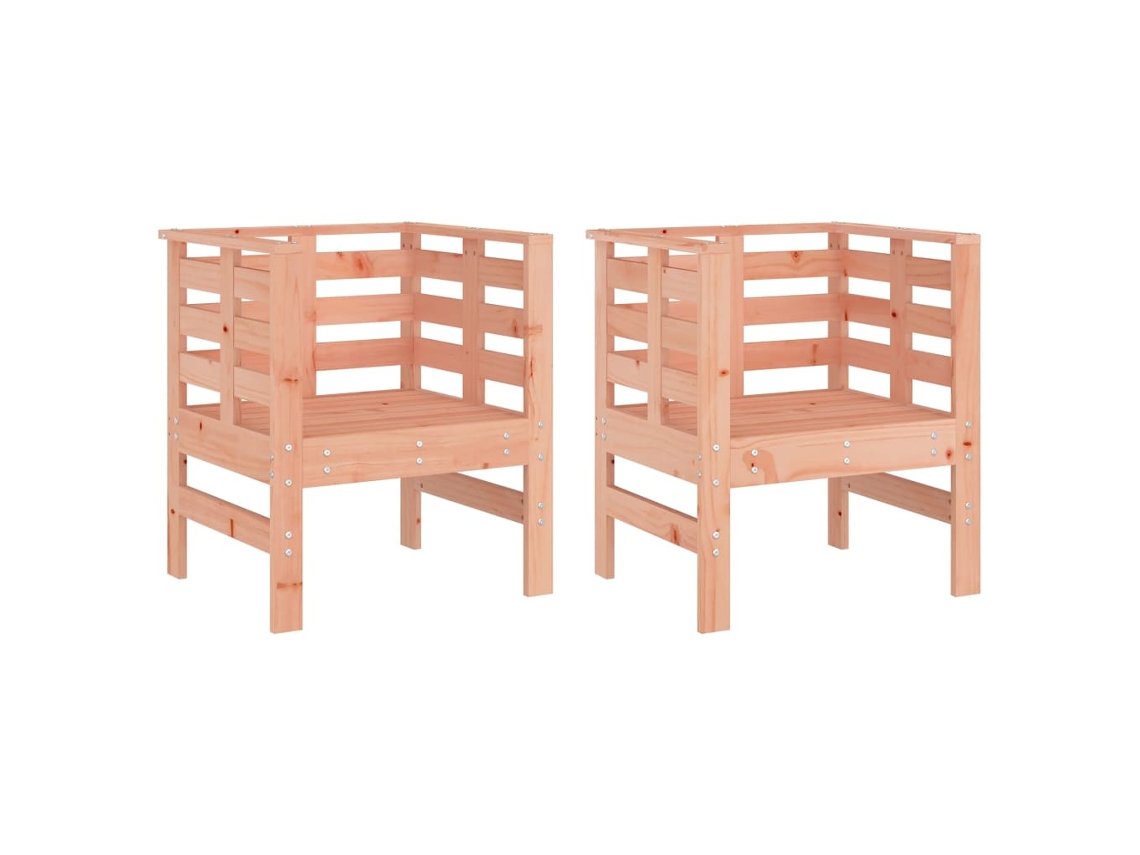 Garden Chair, Garden Chairs Vidaxl Marrom Madeira De Douglas (n/a)