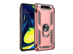 Capa Protetora Híbrida De Pc Tpu Com Suporte Para Celular Samsung Galaxy A80/a90