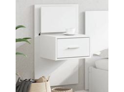 Vidaxl Mesa De Cabeceira De Parede Com Luzes Led Branco