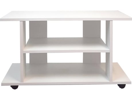 Mesa Auxiliar HENOR (Branco - Madeira - 90x40x52.5 cm)