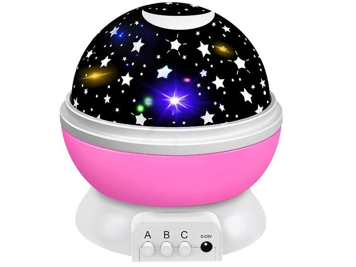 Star Projecor Night Light, Fun Indoor Toys Night Light (rosa) SLD