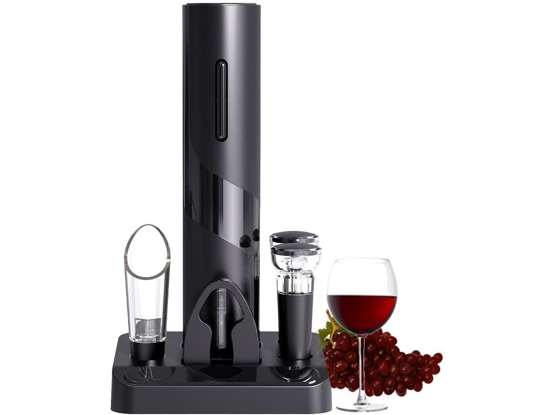 Abridor De Vinho Elétrico - Saca-rolhas - 6 Peças