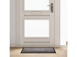 Vidaxl Tapete De Entrada Cinzento-claro 60 X 40 X 1.2 Cm