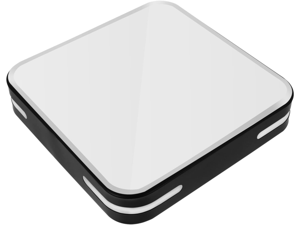 Luminária de Teto Led Quadrada Ultrafina de 30x30cm em Acrílico com Controle Remoto, 36w Dimerizável, Iluminação. SFUSHOS