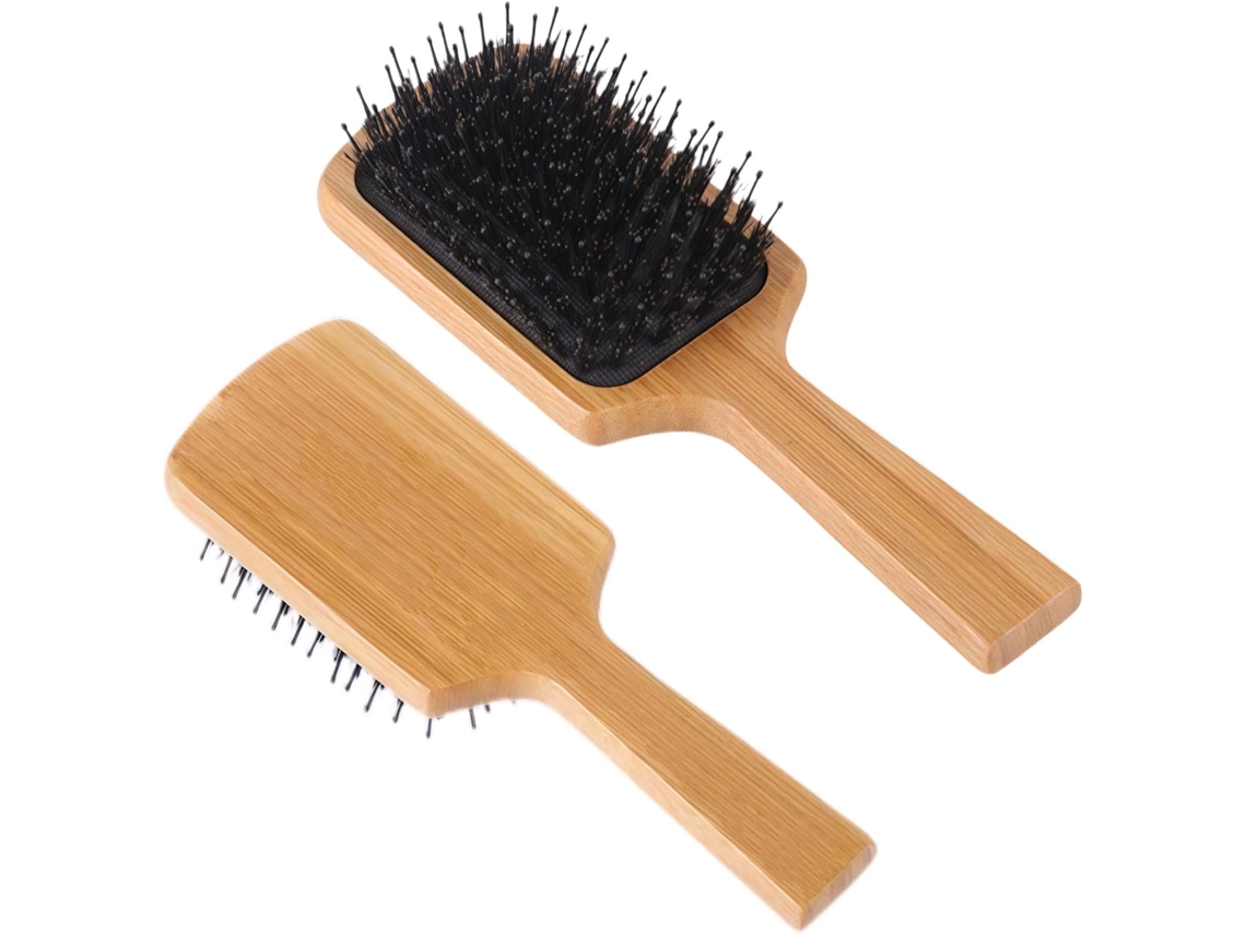 Escova De Cabelo Com Cerdas Javali Para Mulheres, Homens E Crianças Escova De Cabelo Com Cerdas Javali Para Cabelos