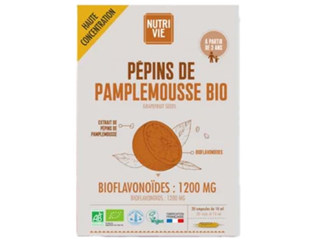 NUTRIVIE Sementes de Toranja Orgânica 20 Frascos