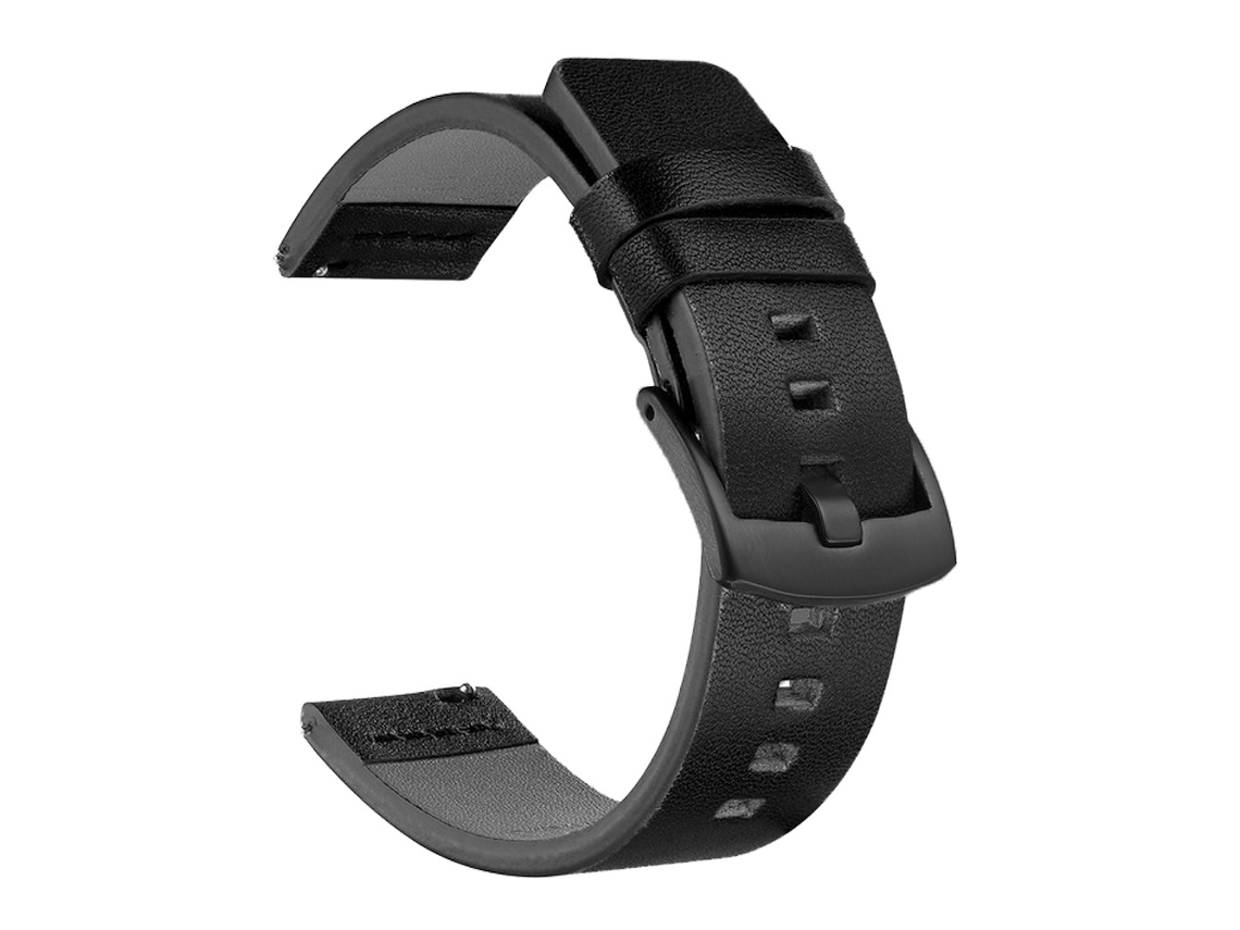 Pulseira para Relógio CZHHMART para Suunto 9 Baro/7/ D5/wrist Hr, 24mm, Couro Pu, Fivela Prateada, Azul