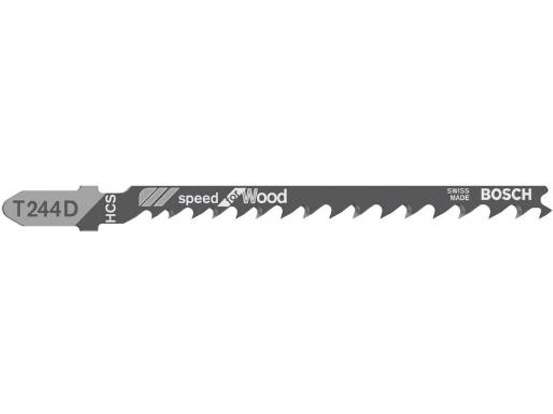 Lâmina de Serra Vertical BOSCH T 244 D Speed para Madeira