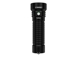 Lanterna Cyansky de Carbono Lifepo4 4sst20 2000lm Feixe Constante de Lanterna Led Portátil Com Bateria Lifepo4 Recarregável De 15000mah Feixe Distante Venti