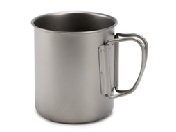 Copo de Titânio Ultraleve Portátil para Camping 300ml