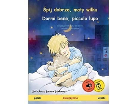 Livro Spij Dobrze, Maly Wilku - Dormi Bene, Piccolo Lupo De Ulrich Renz (polaco)