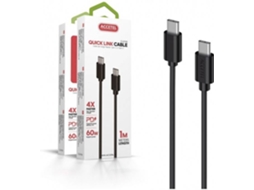 Cabo para Xiaomi Redmi Note 10 Pro ACCETEL CU-2106 (PD Type-C - 1 m - Preto)
