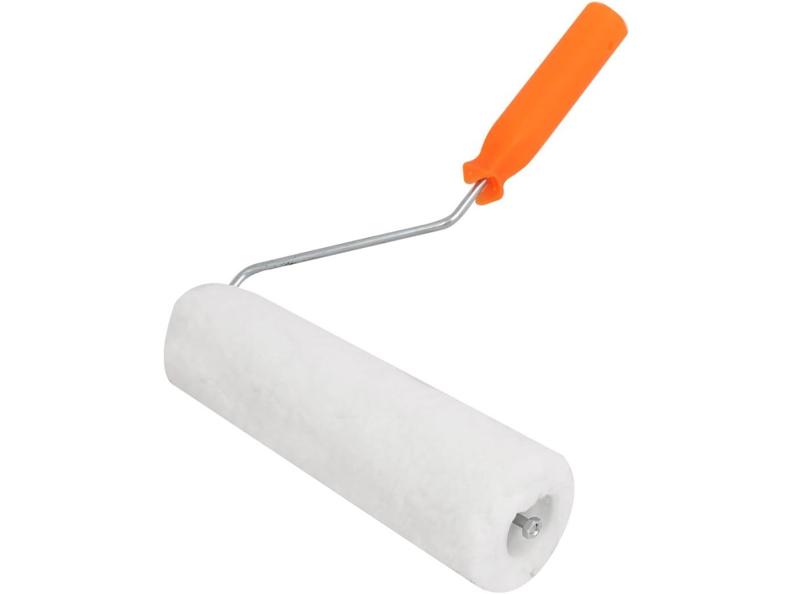 Pincel de Rolo para Pintura Parede com Cabo Plástico Uso Doméstico, 10 Polegadas Comprimento CHABERLU