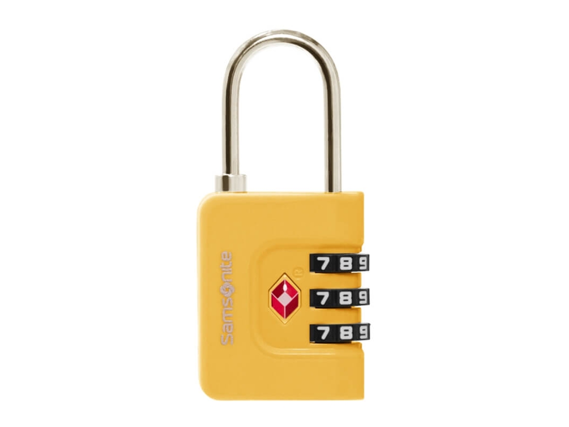 Samsonite Cadeado C/ Código 3 Dígitos Tsa Ta Revolution Amarelo