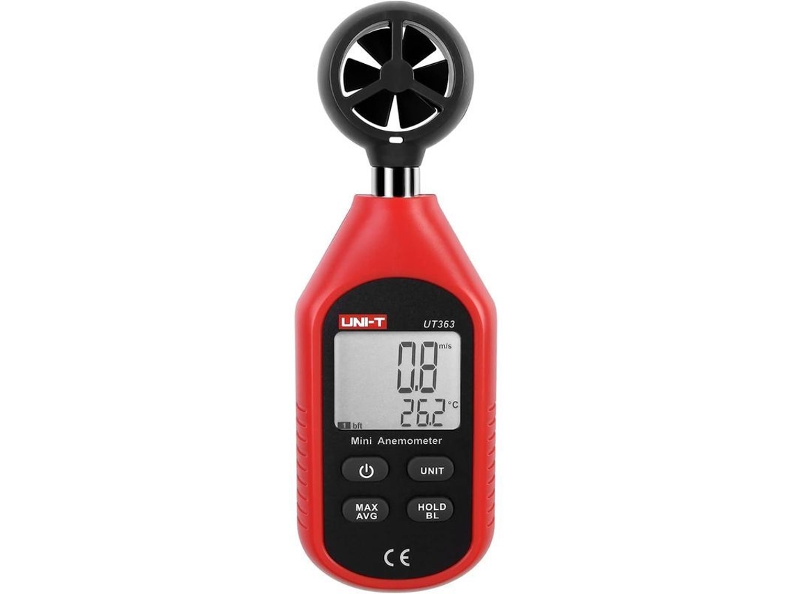 Anemômetro Digital Mini Ut363 Dispositivo De Medição De Vento Preciso Sensor De Velocidade Do Vento Portátil