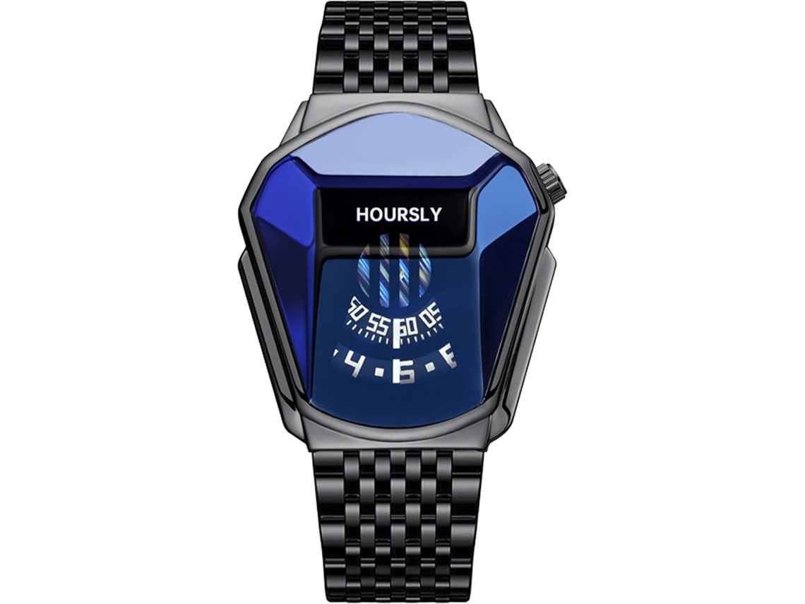 VEANXIN Polygon Relógios para Homem Novo Design Exclusivo Relógio de Pulso Dourado de Quartzo Relógio para Homem Relógio Militar