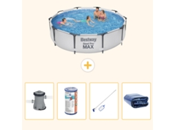 Bestway Piscina Bestway Steel Pro Max Redonda - 305x76 Cm - 5-peças S194