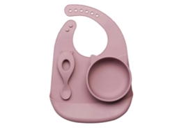 Silicone Babador Para Bebês, Tigela, Colher, À Va D'água, Ajustável, Alimentação Para Recém-nascidos, Meninos E Meninas, Suprimentos Para Meninas