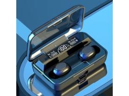 Auriculares Bluetooth Sem Fio 5.0 com Estojo de Carregamento com Ganchos de Ouvido Microfone Embutido para