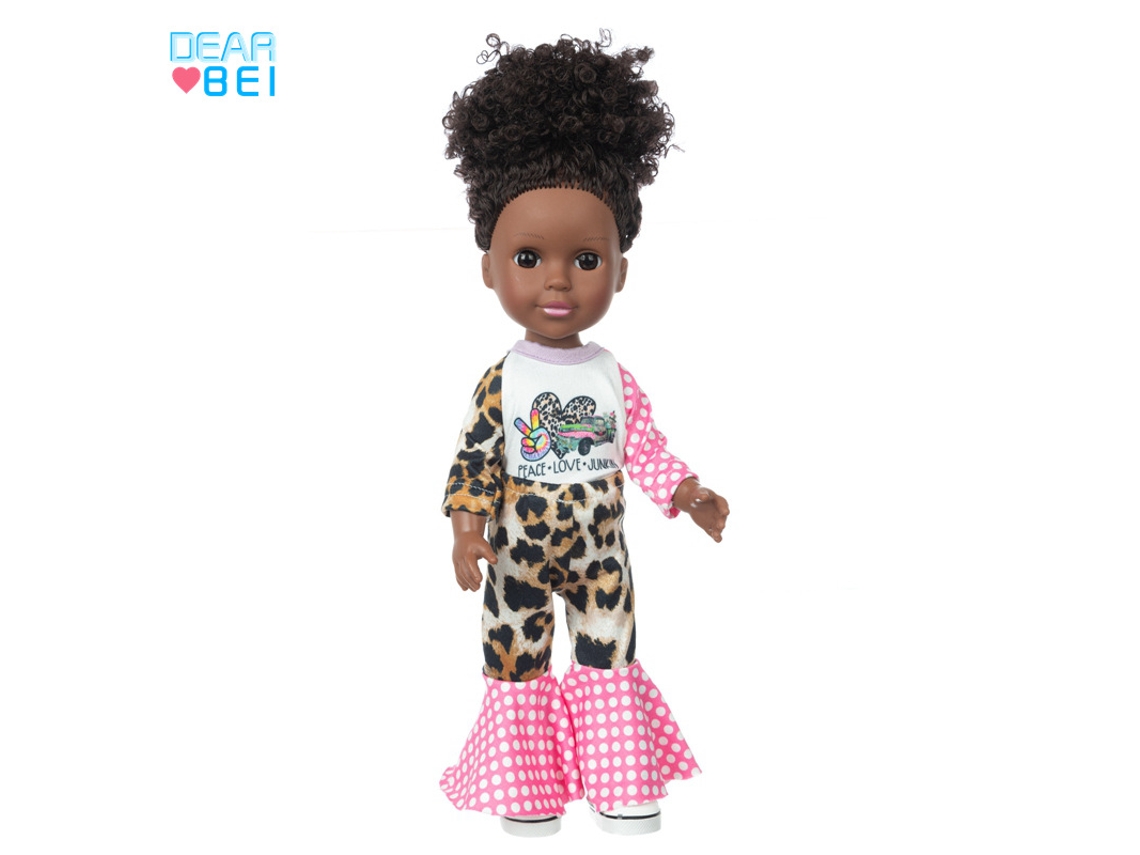 Boneca De Vinil De 35 Cm (14 Polegadas), Pele Negra Africana, Brinquedo Infantil, Bebê Realista.