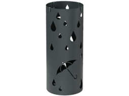 Suporte para Guarda chuvas,aço,formato Coluna,compartimento Removível,ø17x41cm,cinza BTFORUS