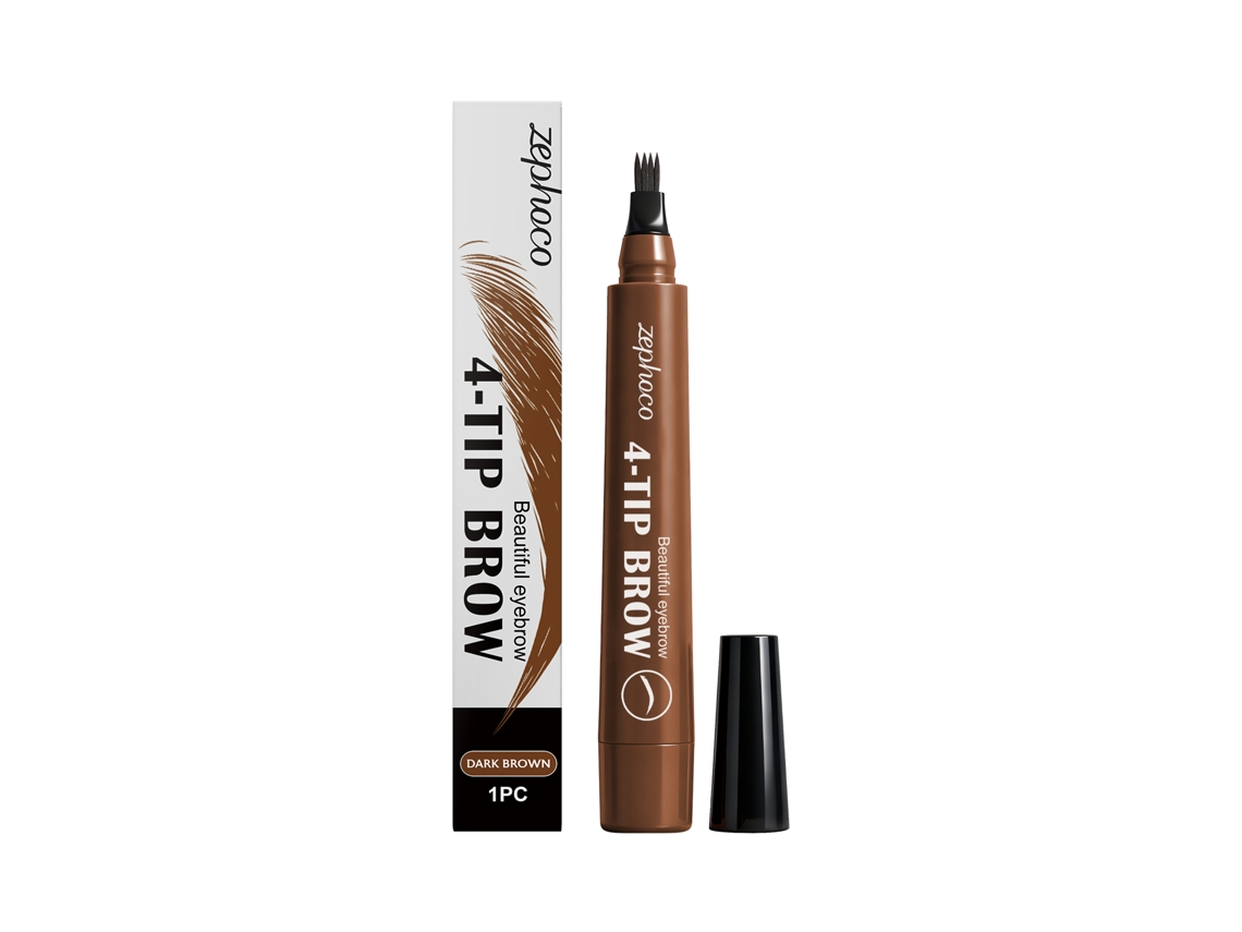 Lápis À Prova D'água para Sobrancelhas Marrom Escuro Efeito Natural e Duradouro LAXISCREED