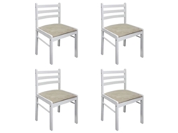 Chair, Chairs Vidaxl Branco Madeira (n/a)