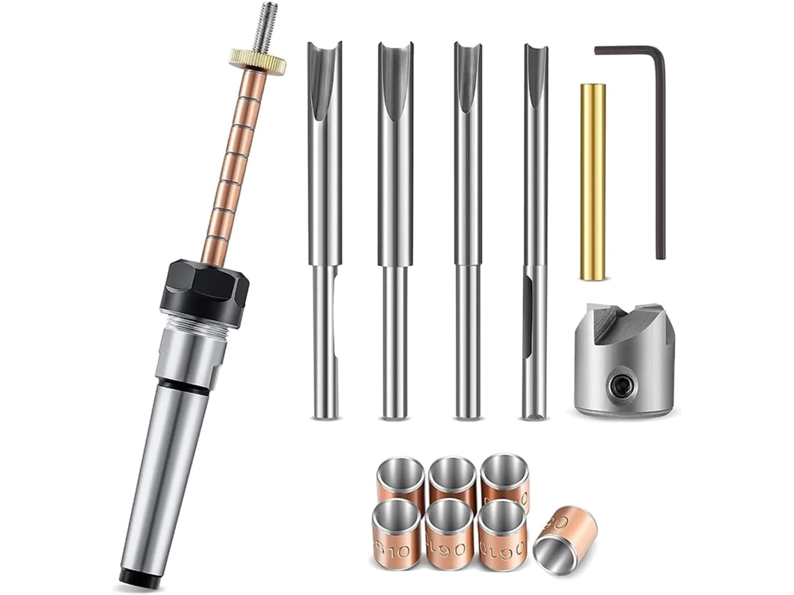 Kits Para Fabricação De Canetas Com Mandril Tornear Madeira, Conjunto